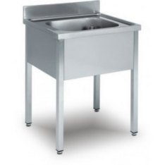 LL.TO - S/steel single bowl sink without drainer