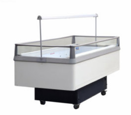 REBI.PFBT - Island for ice cream and frozen food 200 self service with panoramic glass and illumination
