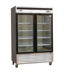 RETV.LOTN - Glass double door display refrigerator 1400