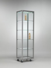 VV.VE02 - Upright 1 door display cabinet, non-refrigerated